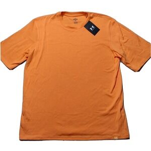 UNDER ARMOUR Playback Boxy Men Medium Orange Loose Fit Short Sleeve‎ T-Shirt NEW